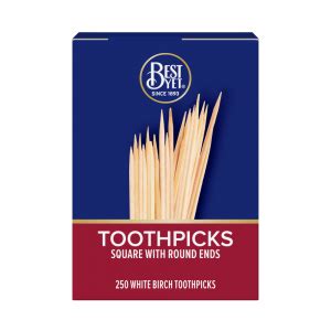 Square Round Toothpicks Best Yet Brand