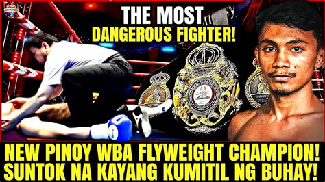 NOVEMBER 19 2023 NEW PINOY WBA FLYWEIGHT CHAMPION KALABAN HALOS