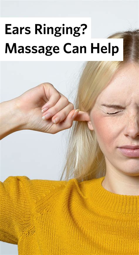 Ringing Ears Remedy Treatment For Tinnitus Ear Massage Tinnitus