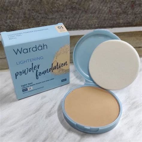 Refill Wardah Lightening Powder Foundation Spf Lazada Indonesia