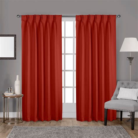 Exclusive Home Curtains Sateen Twill Woven Room Darkening Blackout