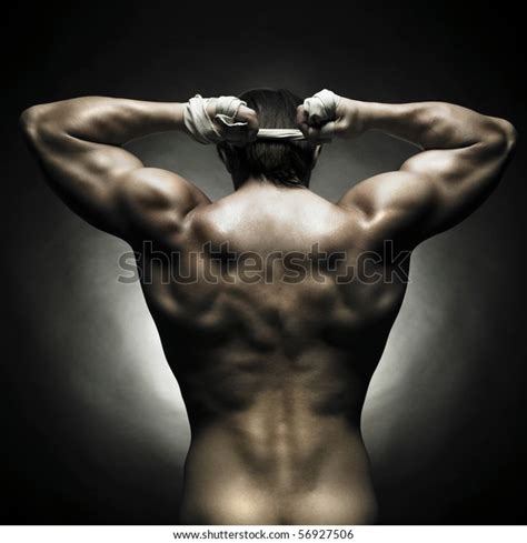 Poto Naked Athlete Strong Body Stock Photo Shutterstock