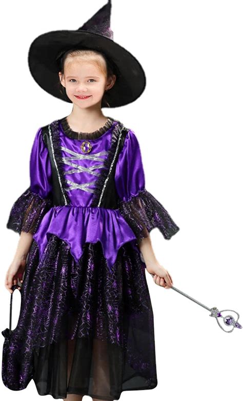 Peegsan Costumes D Halloween De Sorci Re Pour Filles Enfants Sorci Re