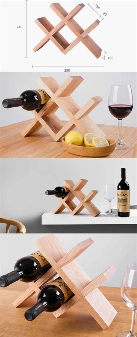 Wooden Wine Bottle Storage Rack In 2023 Wooden Wine Bottle Holder