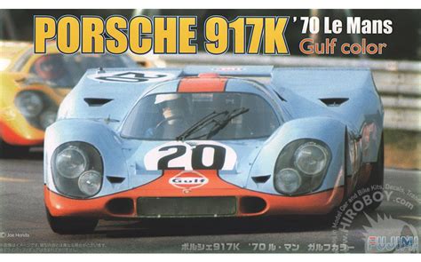 1:24 Porsche 917K 1970 Le Mans #20 - Gulf Colours | FUJ-126135 | Fujimi