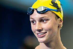 Mcintosh Records Fastest Women S M Freestyle Swim This Year