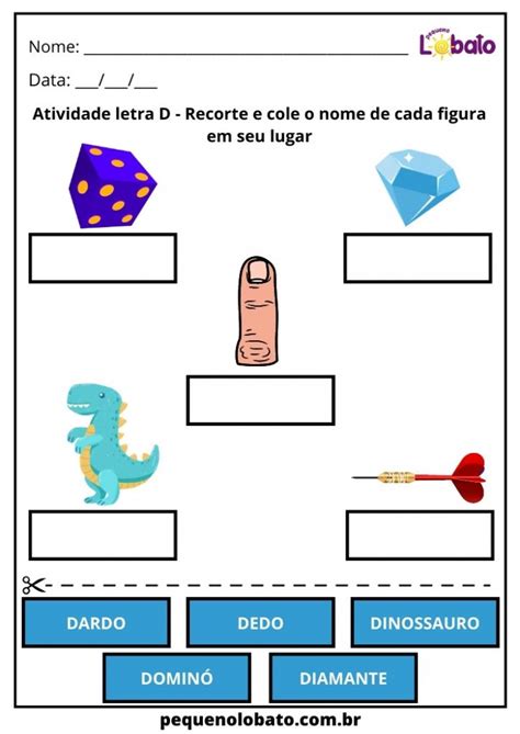 Atividades Para Alunos Com Dislexia Para Imprimir