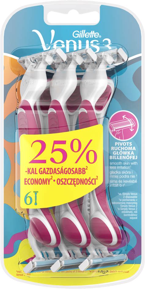 Gillette Venus Maszynki Do Golenia Ostrzowe Jednorazowe Z