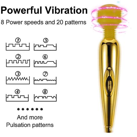 Prostate Massagers 8 Speeds for Adults Woman Electric Hand held ...