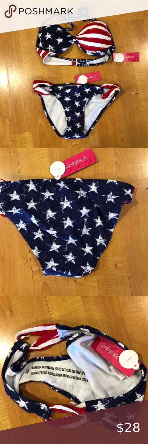 Usa Bikini Set Top Bottom Stars Stripes Xs Nwt Brand New Ready For Ship