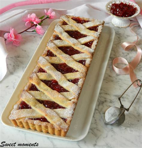 Crostata Con Marmellata Di Mirtilli Rossi Sweet Moments Ricette