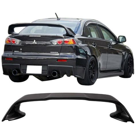 Mitsubishi Lancer Accessories Mitsubishi Lancer Spoiler Evo X Evolution Edit Spoiler Black ...