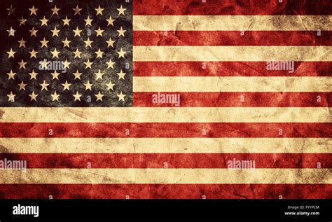 USA grunge flag. Vintage Stock Photo - Alamy