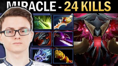 Shadow Fiend Dota Gameplay Miracle With Rapier And Mkb Youtube