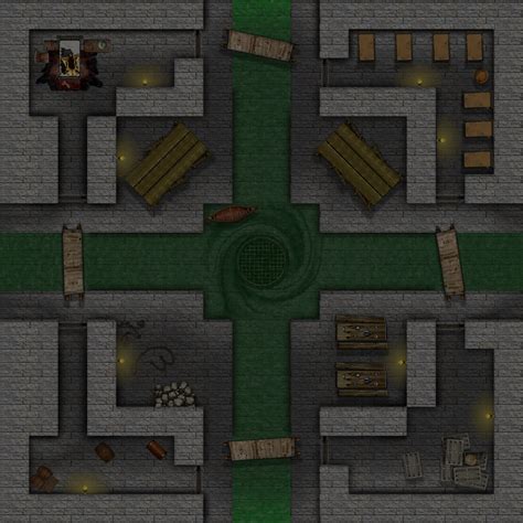 21 Dnd Sewer Battlemap Humerapalmas