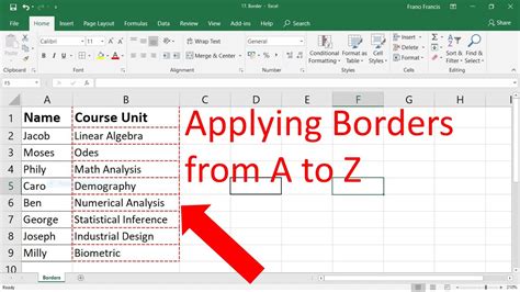 How To Add Outside Borders In Excel Use Any Of The Above Methods To