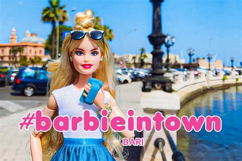 La Mappa Di Bari Barbie In Town Gira La Puglia E L Italia Con