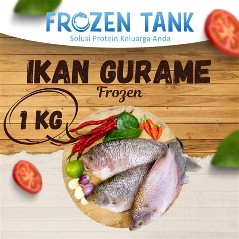 Jual Ikan Gurame Kg Isi Frozen Food Siap Masak Bersih Tanpa