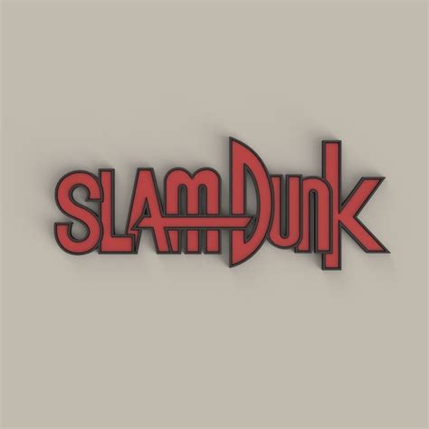 Slam Dunk - Logo 3D model 3D printable | CGTrader