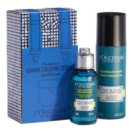 L Occitane Lhomme Cologne Cedrat Set Deo Ml Sh Gel Ml