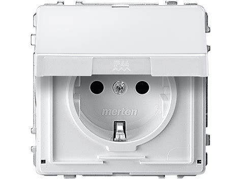 Merten And Storck Merten Schuko Steckdose Pws Klappdeckel Meg2310 7219 Steckdose Mediamarkt