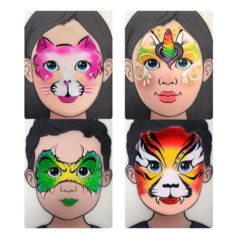 Reusable Painting Practice Template High Quality Plastic Face Painting