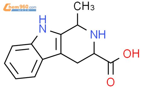 143396 05 8 1 2 3 4 四氢 1 甲基 β 咔啉 3 羧酸化学式结构式分子式molsmiles 960化工网