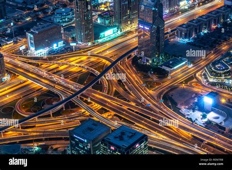 Dubai Highway Night Hi Res Stock Photography And Images Alamy