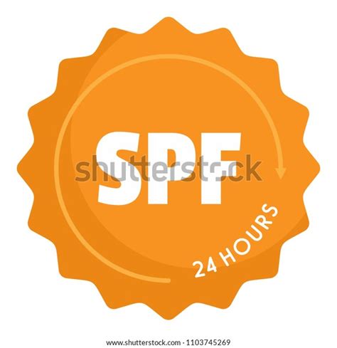 spf logo flat illustration spf vector stock vector royalty
