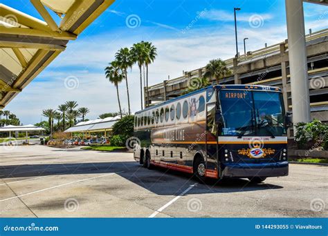 Disney Cruise Line Bus Arriving at Orlando International Airport 1 ...