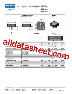 Mk A C Datasheet Pdf Meder Electronic