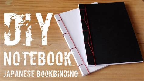 Diy Notebook Japanese Bookbinding Back To School Youtube