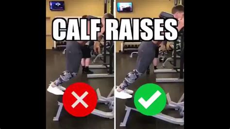 Calf Raises Proper Form | Video & Guide