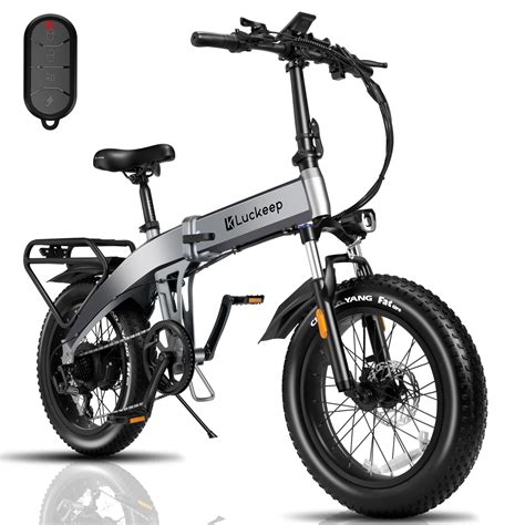 Luckeep 750w Electric Bikes For Adults 48v 15ah Removable Battery 204 Fat Tire Electric