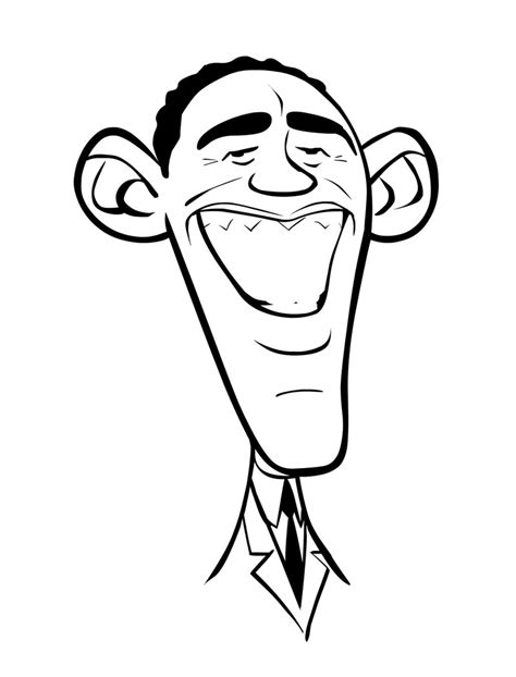 Barack Obama Coloring Pages Printable At Free