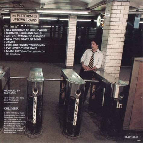 Billy Joel - Turnstiles - Album Cover Location