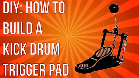 Diy How To Build An Analog Kick Drum Trigger Pad Using Junk Youtube