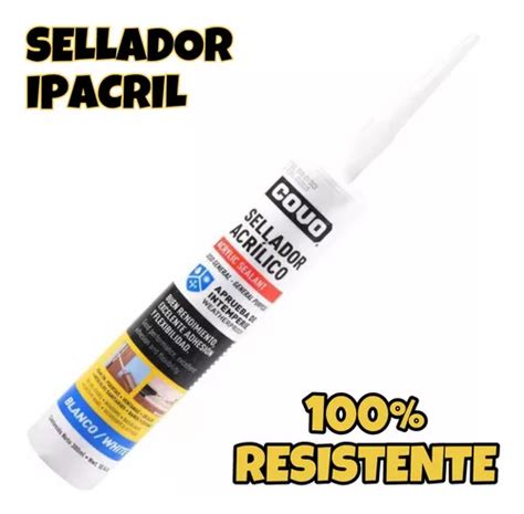 Sellador Ipacril Acrilico Blanco Resistente Intemperie Mercadolibre