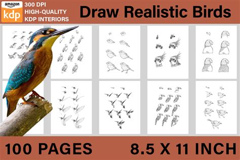 Draw Realistic Birds Graphic by BreakingDots · Creative Fabrica