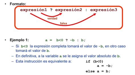 Operador condicional en Lenguaje C explicando qué son los
