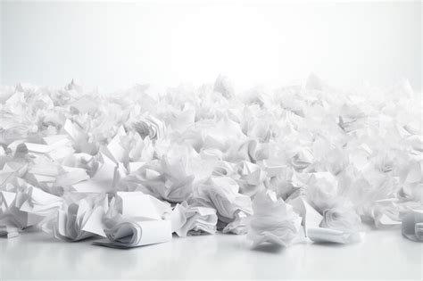 Premium Photo | White origami crumpled paper on white background with ...