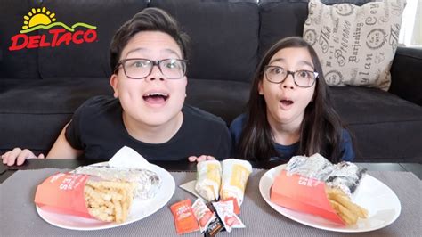 Del Taco Mukbang Eating Show Youtube