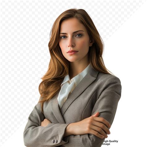 Premium Psd Portrait Of Confident Business Woman Isolated Background