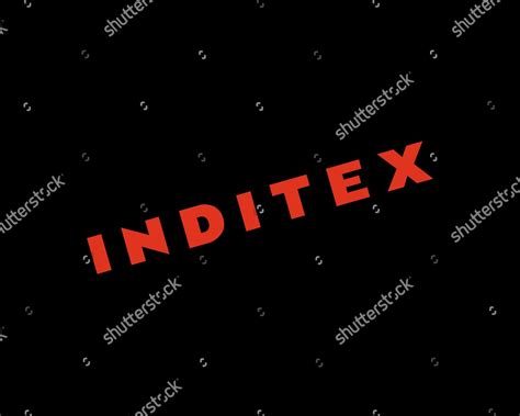 Inditex Rotated Logo Black Background Editorial Stock Photo - Stock Image | Shutterstock