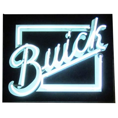 Vintage Buick Neon Sign