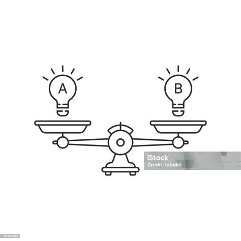 Thin Line Planning Or Choosing Ideas Stock Illustration Download Image Now Choice Customer