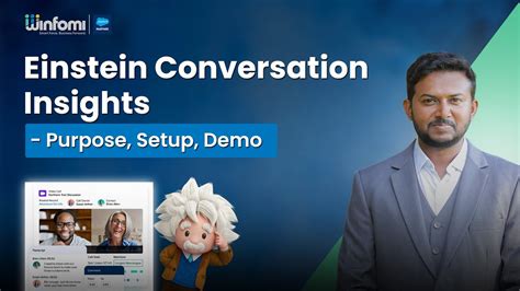 Einstein Conversation Insights Purpose Setup Demo Youtube