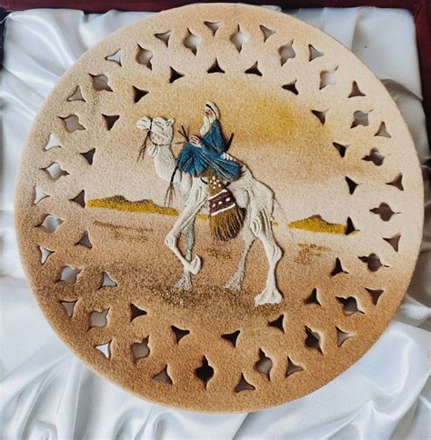 The Sahara Desert Dry Sand Art Hand Made by the Amazighy - Etsy in 2023 | Sand art, Dry sand ...