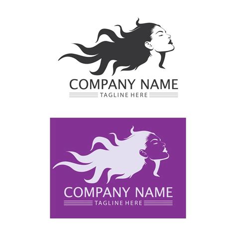 Beauty salon logo vector icon design template-vector 14472716 Vector ...