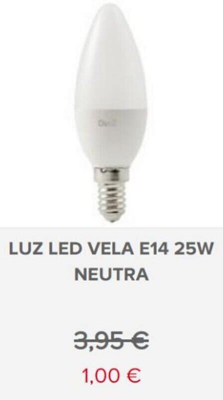 Promoção Luz LED Vela E14 25W Neutra em Brico Depôt